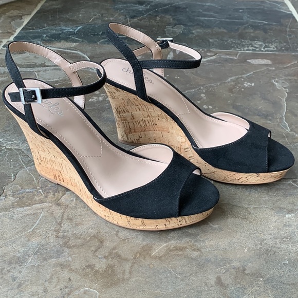 Charles by Charles David Lambert Cork Wedge Sandal - Picture 2 of 10